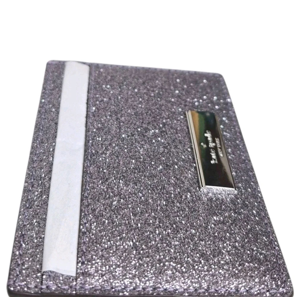Kate Spade Kenzie Boxed Glitter Small Cardholder Candied Flower Multi KJ006 New